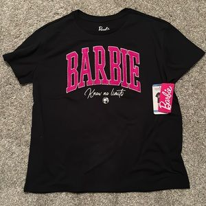 NWT Barbie black and pink womens tshirt